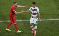 De Bruyne and Ronaldo (L to R) - Source: Getty